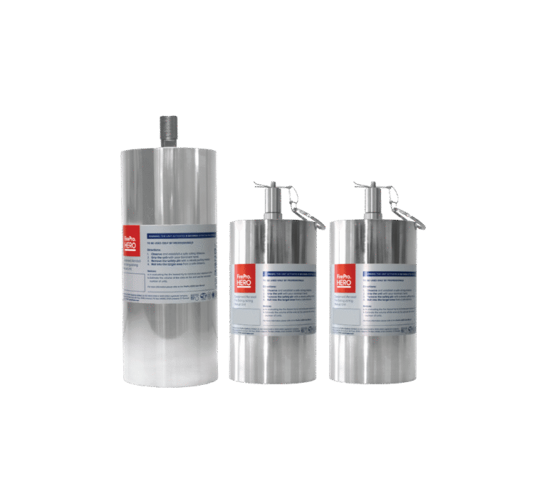 GERADOR DE AEROSSOL POTÁSSIO HERO COMBATE EXTINÇÃO FIRE PRO FIREPRO - DESTACADA